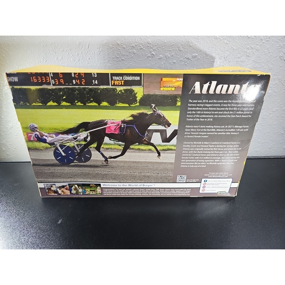 Breyer Model Horses Winter Edition Black Racer Atlanta 2024 - Picture 4 of 4